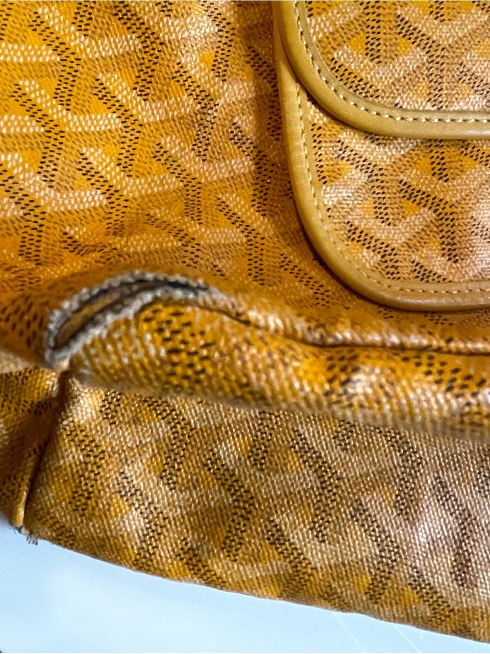 Authentic Goyard Saint Louis Tote Coated Canvas PM